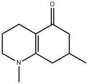 1,7-Dimethyl-2,3,4,6,7,8-hexahydroquinolin-5(1H)-one Struktur