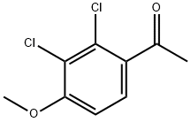 1-(2,3-dichloro-4-methoxyphenyl)Ethanone Struktur