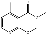 Methyl 2-methoxy-4-methylnicotinate Struktur