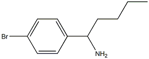 1-(4-BROMOPHENYL)PENTYLAMINE Struktur