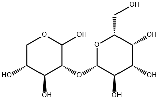 2-O-beta-D-Galactopyranosyl-D-xylose Struktur