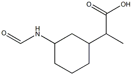 3-(cyclohexanecarboxamido)propanoic acid Struktur