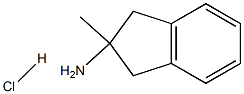 2-Methyl-indan-2-ylamine hydrochloride Struktur