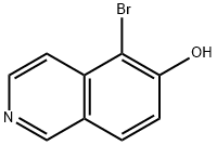 5-bromo-6-Isoquinolinol Struktur