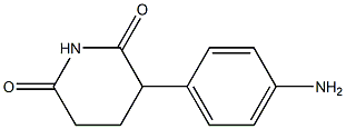 3-(4-Amino-phenyl)-piperidine-2,6-dione Struktur