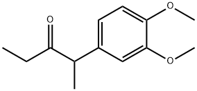 2-(3,4-Dimethoxyphenyl)pentan-3-one Struktur