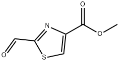 methyl 2-formylthiazole-4-carboxylate Struktur