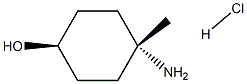 cis-4-Amino-4-methylcyclohexanol hydrochloride Struktur