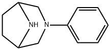 3-phenyl-3,8-diazabicyclo[3.2.1]octane Struktur