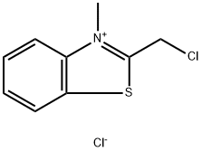 2-(Chloromethyl)-3-methylbenzo[d]thiazol-3-ium chloride Struktur