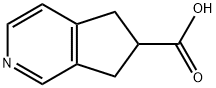 6,7-dihydro-5H-cyclopenta[c]pyridine-6-carboxylic acid Struktur