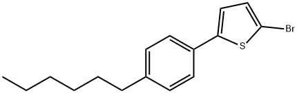 2-Bromo-5-(4-hexylphenyl)thiophene Struktur