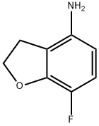 7-fluoro-2,3-dihydrobenzofuran-4-amine Struktur