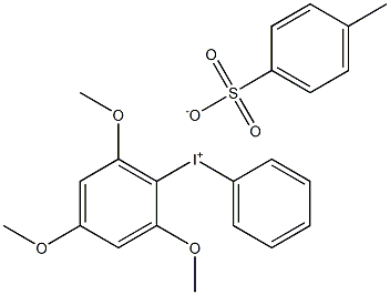 Phenyl(2,4,6-trimethoxyphenyl)iodonium p-Toluenesulfonate Struktur