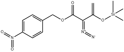 p-Nitrobenzyl 2-Diazo-3-trimethylsilyloxy-3-butenoate Struktur