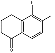 5,6-DIFLUORO-2,3,4-TRIHYDRONAPHTHALEN-1-ONE Struktur