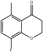 8-FLUORO-5-METHYLCHROMAN-4-ONE Struktur