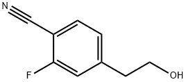 2-fluoro-4-(2-hydroxyethyl)benzonitrile Struktur