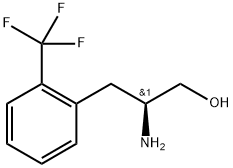 BENZENEPROPANOL, BETA-AMINO-2-(TRIFLUOROMETHYL)-, (S)- Struktur