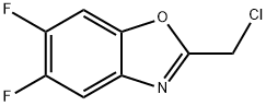 2-Chloromethyl-5,6-difluoro-benzooxazole Struktur