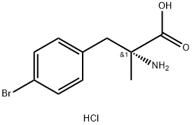 (R)-2-Amino-3-(4-bromo-phenyl)-2-methyl-propionic acid hydrochloride Struktur