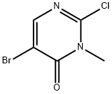 5-bromo-2-chloro-3-methylpyrimidin-4(3H)-one Struktur