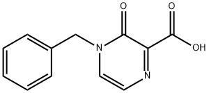 4-benzyl-3-oxo-3,4-dihydropyrazine-2-carboxylic acid Struktur