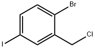 1-bromo-2-(chloromethyl)-4-iodobenzene Struktur