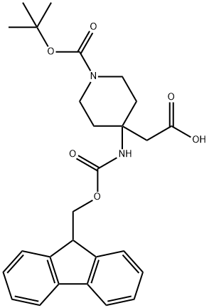 (4-アミノピペリジン-4-イル)酢酸, N1-BOC4-FMOC保護(hù)