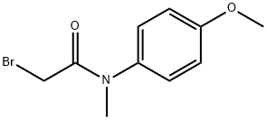 2-Bromo-N-(4-methoxyphenyl)-N-methylacetamide Struktur