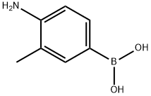 (4-amino-3-methylphenyl)boronic acid Struktur