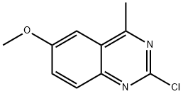 2-chloro-6-methoxy-4-methylquinazoline Struktur