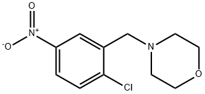 4-(2-chloro-5-nitrobenzyl)morpholine Struktur