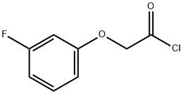 2-(3-Fluorophenoxy)acetyl Chloride Struktur