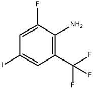 2-Fluoro-4-iodo-6-trifluoromethyl-phenylamine Struktur