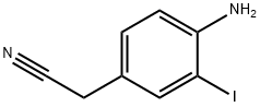 (4-Amino-3-iodo-phenyl)-acetonitrile Struktur