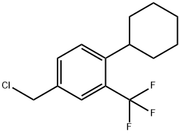 Benzene, 4-(chloromethyl)-1-cyclohexyl-2-(trifluoromethyl)-