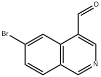 6-bromoisoquinoline-4-carbaldehyde Struktur