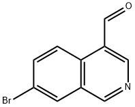 7-bromoisoquinoline-4-carbaldehyde Struktur