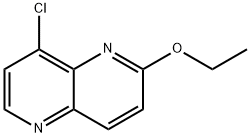 8-Chloro-2-ethoxy-1,5-naphthyridine Struktur