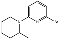 2-bromo-6-(2-methylpiperidin-1-yl)pyridine Struktur