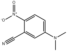 5-(dimethylamino)-2-nitrobenzonitrile Struktur