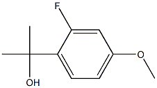 2-(2-fluoro-4-methoxyphenyl)propan-2-ol Struktur