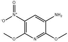 2,6-Dimethoxy-5-nitro-pyridin-3-ylamine Struktur