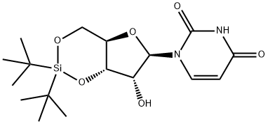 3',5'-O-(Di-tert-butylsilanediyl)uridine Struktur