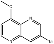 3-Bromo-8-methoxy-[1,5]naphthyridine Struktur