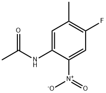 N-(4-Fluoro-5-methyl-2-nitro-phenyl)-acetamide Struktur