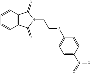 1H-Isoindole-1,3(2H)-dione, 2-[2-(4-nitrophenoxy)ethyl] Struktur