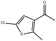 1-(5-Chloro-2-methylthiophen-3-yl)ethanone Struktur