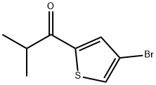 1-(4-Bromothiophen-2-yl)-2-methylpropan-1-one Struktur